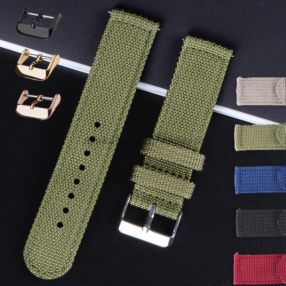 Nylon Nato Strap - 18 20 22 24 مللي متر