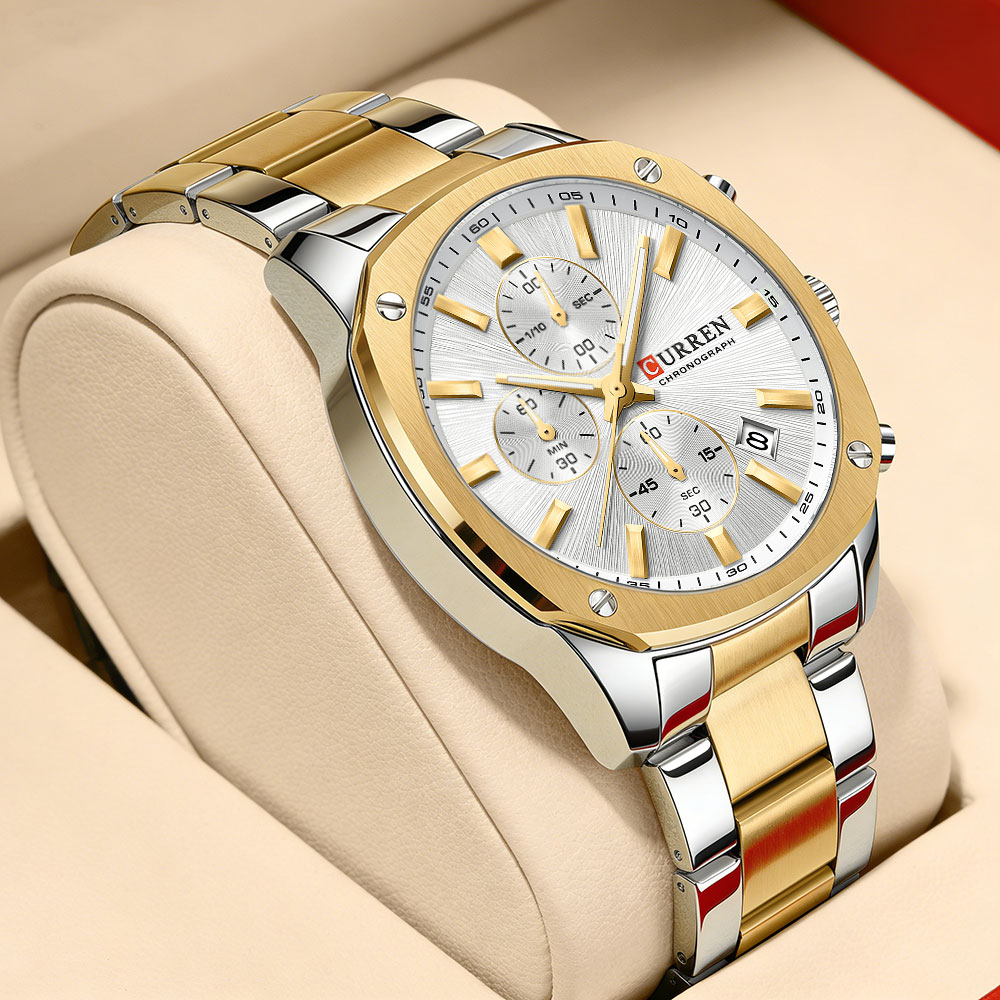 Accessories With Watch - ساعة رياضية رجالية عصرية من CURREN