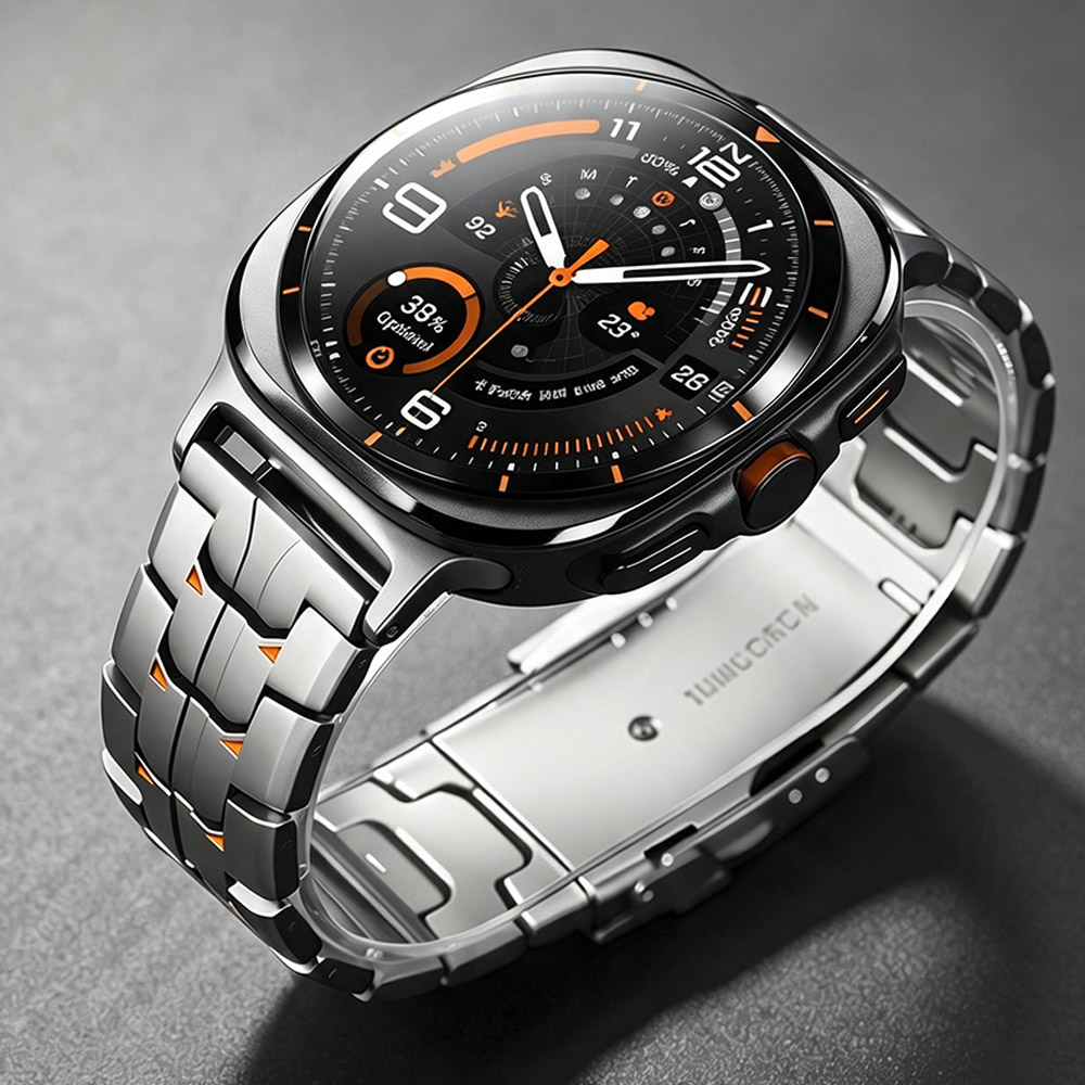 Samsung Smartwatch Ultra Accessories - حزام معدني لساعة سامسونج جالاكسي 9/8/8