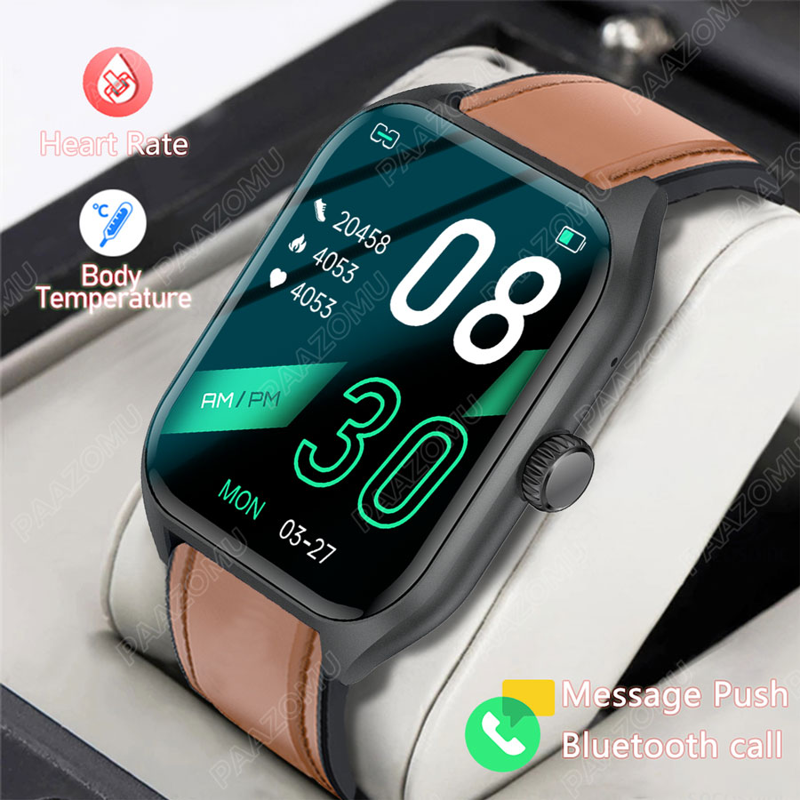 Smartwatch Custom - ساعة ذكية للرجال والنساء بشاشة لمس
