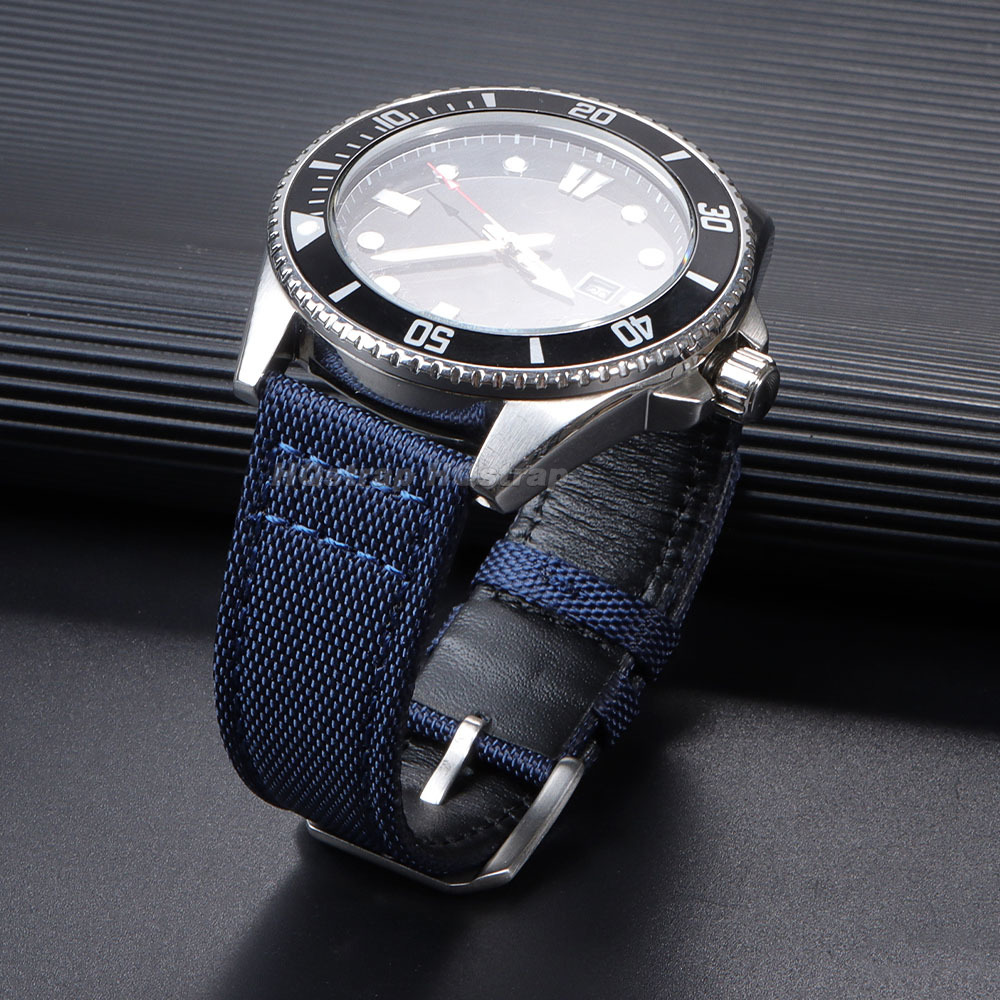 النايلون قماش حزام ساعة اليد ل - مراجعة Nylon Nato Strap وسعره