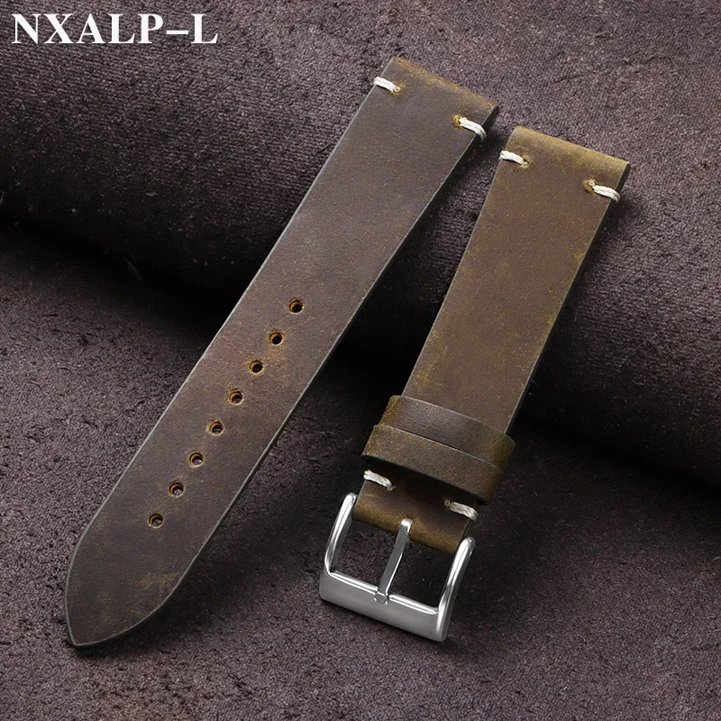 خمر النفط الشمع الجلود حزام (ا - مراجعة Nylon Nato Strap وسعره