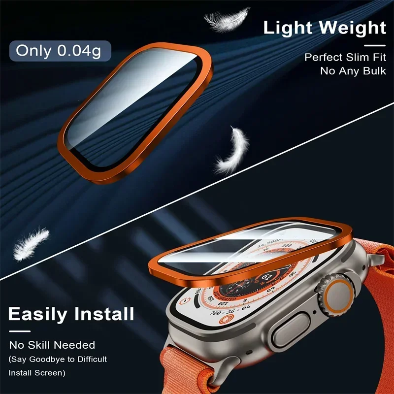 2 قطعة الزجاج المقسى لساعة أبل - مراجعة Smartwatch Watch Accessories وسعره
