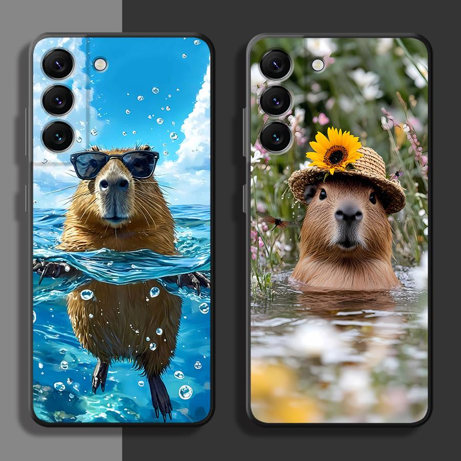 غطاء هاتف بتصميم الكابيبارا لل - مراجعة Samsung Galaxy A55 وسعره