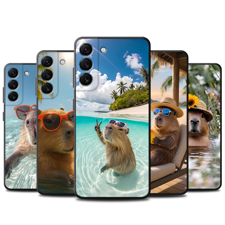 غطاء هاتف بتصميم الكابيبارا لل - مراجعة Samsung Galaxy A55 وسعره