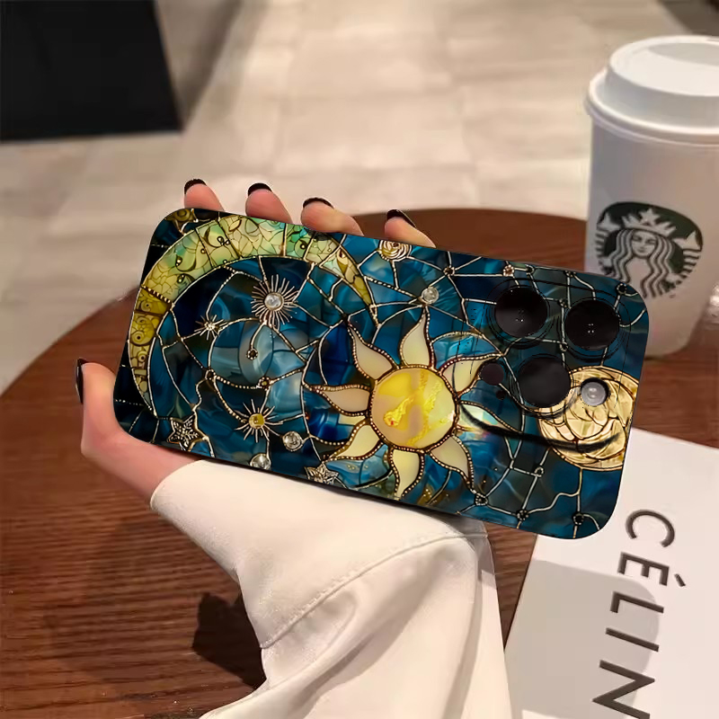 غطاء هاتف بتصميم شمس وقمر جمال - مراجعة Samsung Galaxy A55 وسعره