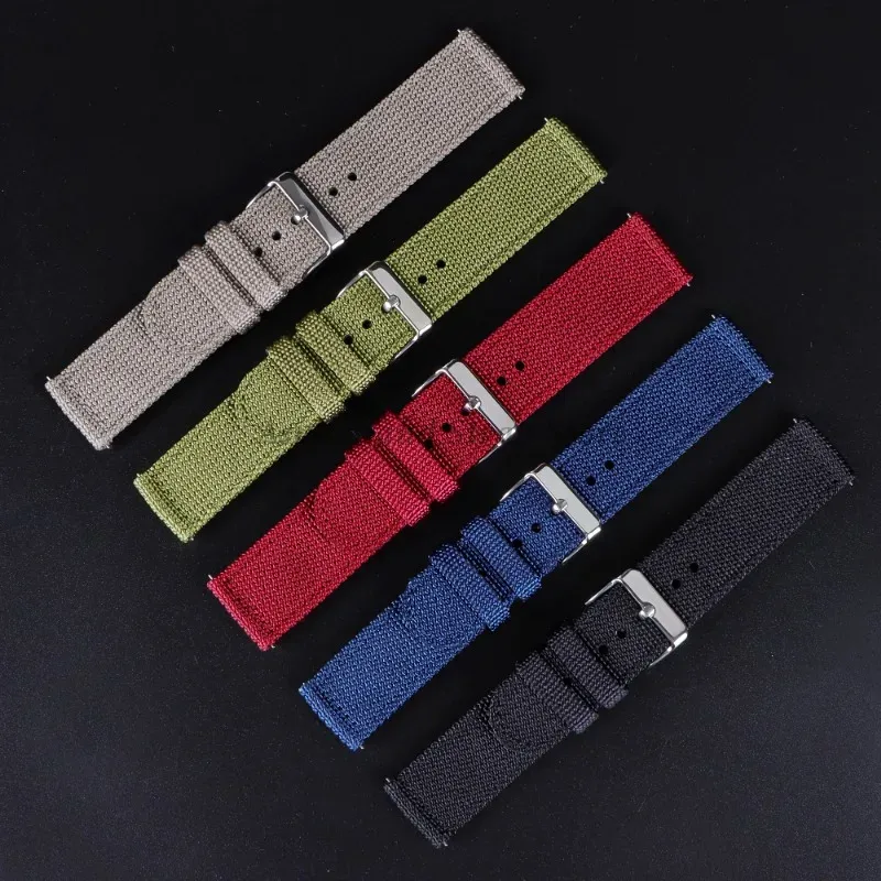 18 20 22 24 مللي متر النايلون  - مراجعة Nylon Nato Strap وسعره