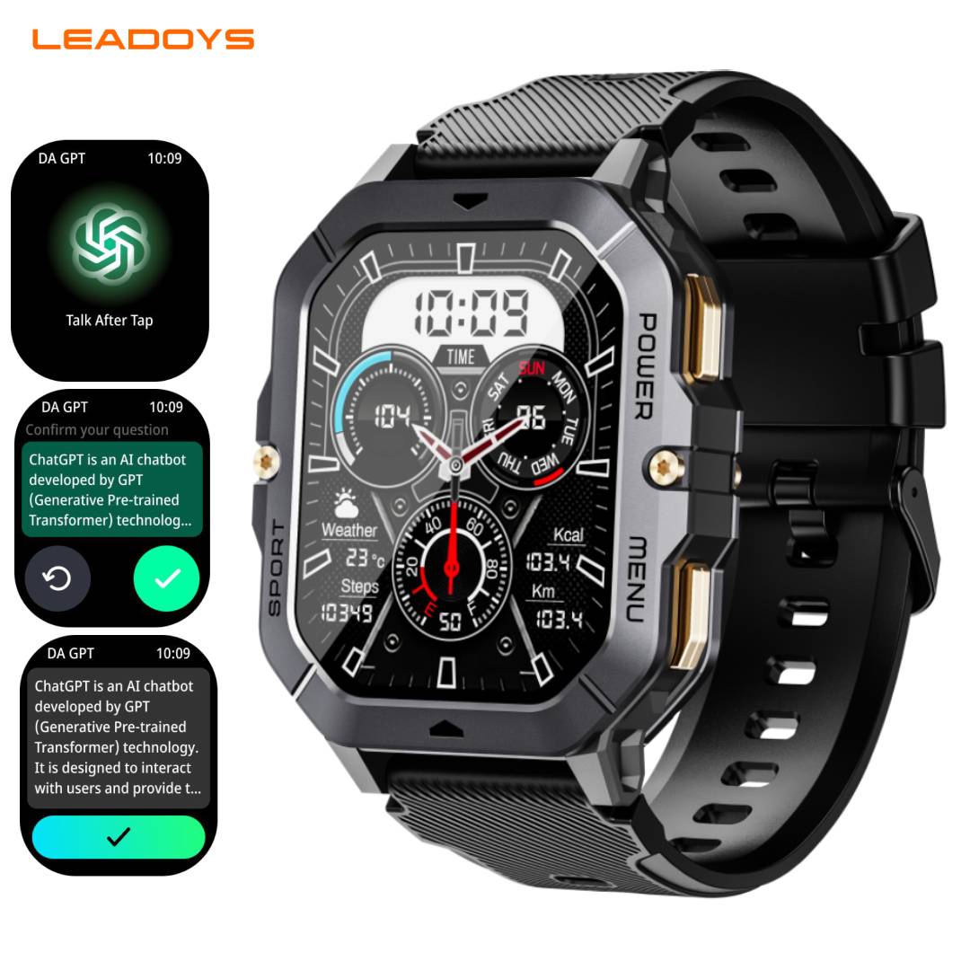 ساعة Leadoys C28 الذكية، 2.02  - مراجعة Smartwatch Custom وسعره