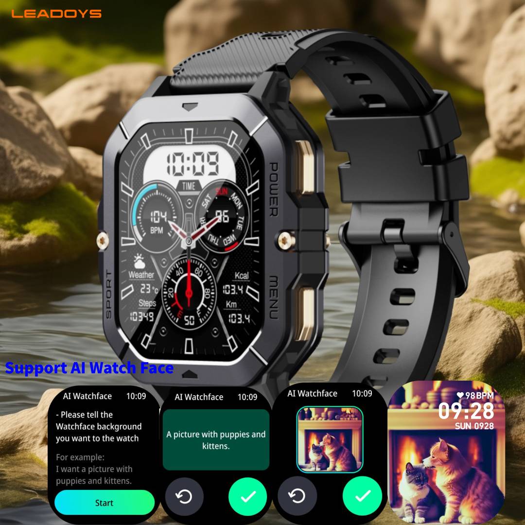 ساعة Leadoys C28 الذكية، 2.02  - مراجعة Smartwatch Custom وسعره