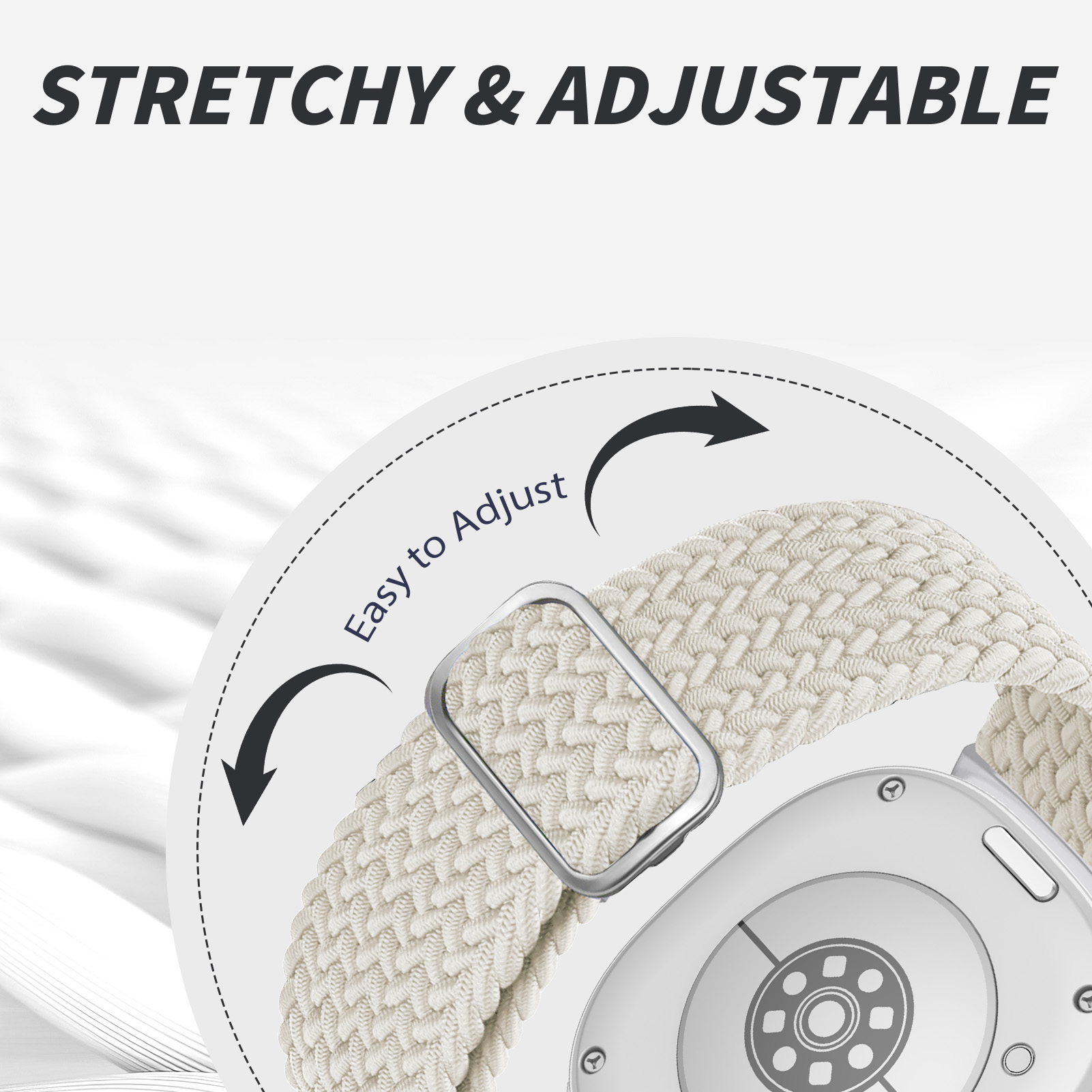 أشرطة حلقة مضفرة لساعة سامسونج - مراجعة Samsung Smartwatch Ultra Accessories وسعره