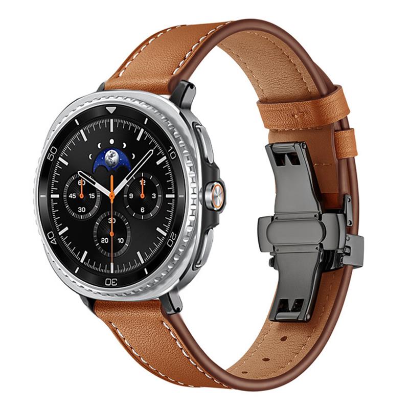 حزام من الجلد الطبيعي لساعة سا - مراجعة Samsung Smartwatch Ultra Accessories وسعره