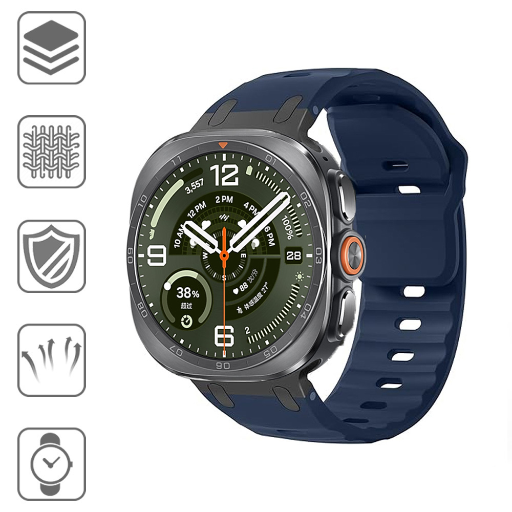 حزام معدني + سيليكون لساعة سام - مراجعة Samsung Smartwatch Ultra Accessories وسعره