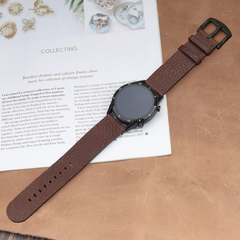 الايطالية calfskin l 22 مللي م - مراجعة Smartwatch Accessories Shop وسعره