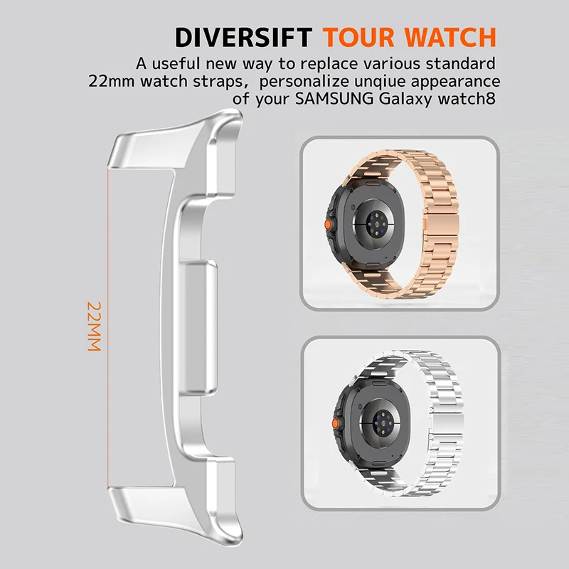 22 مللي متر حزام الساعات موصل  - مراجعة Smartwatch Watch Accessories وسعره